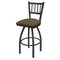 Holland Bar Stool Co 25" Swivel Counter Stool, Pewter Finish, Graph Cork Seat 81025PW017 - alternate 1